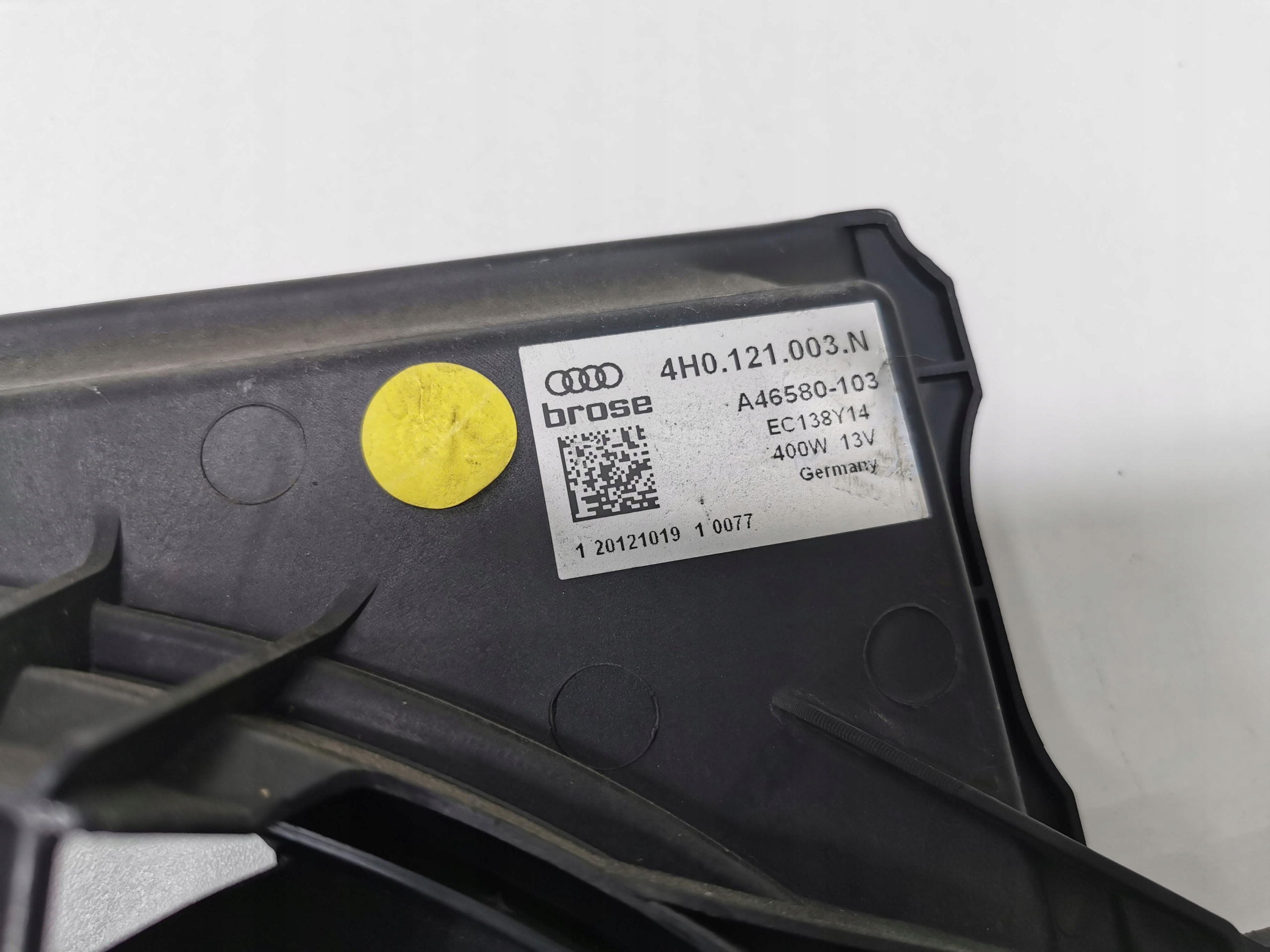 Ventilateurs Radiateur AUDI A6 C7 3.0 TDI 4H0121003N