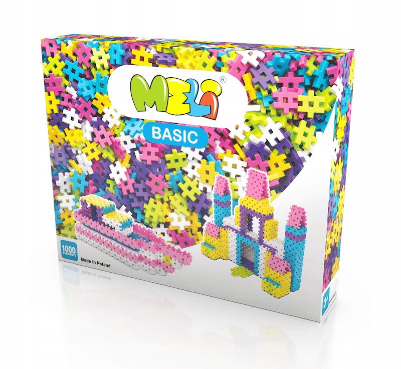 

Zestaw klocków Meli Basic Girls 1000 elemntów