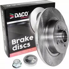 TARCZE+KLOCKI+ŁOŻYSKA TYŁ GRAND SCENIC III elektr. Producent części DACO