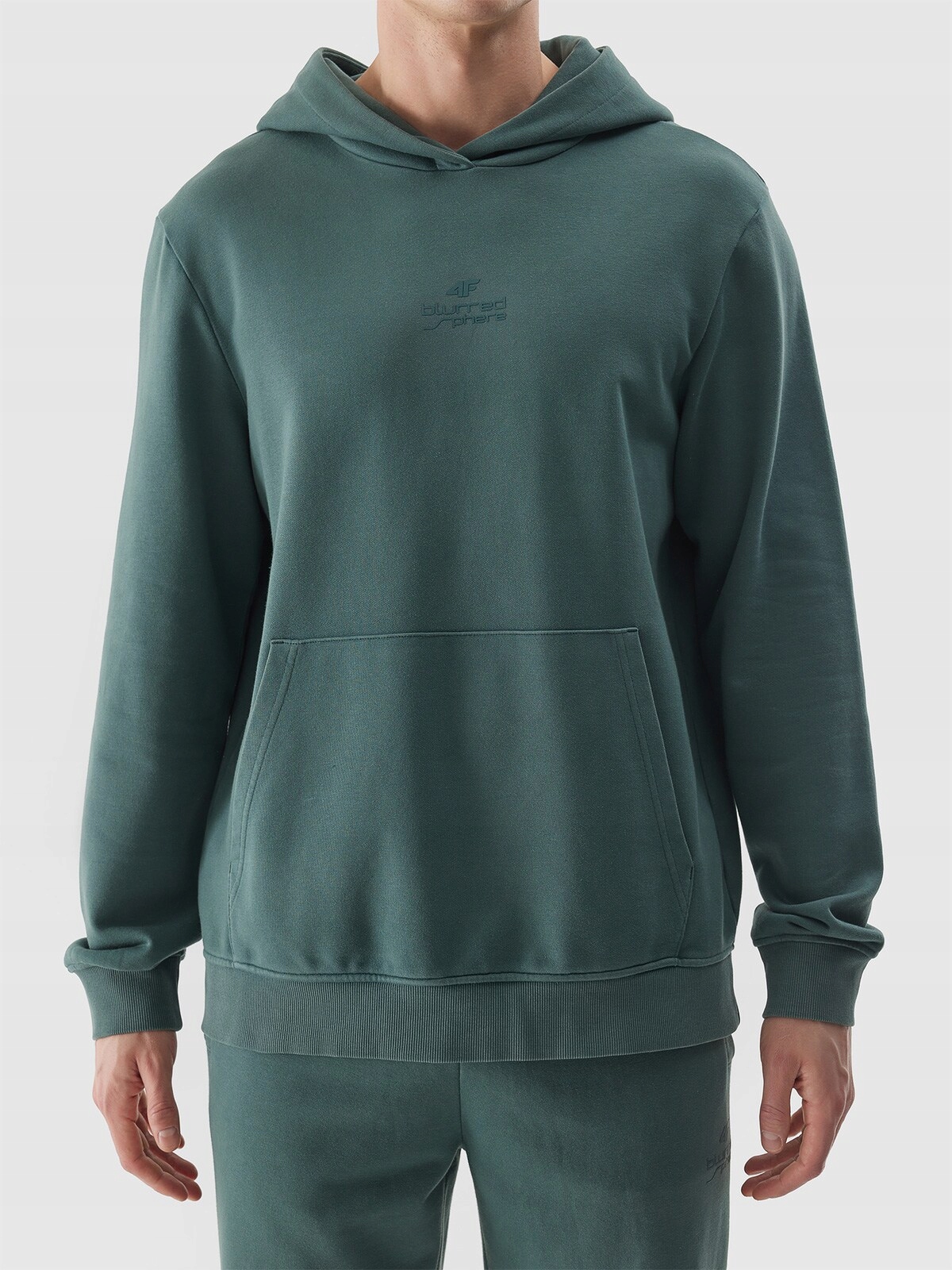 Mikina XXL 4F 4F WSS24TSWSM1026 44S zelená XXL