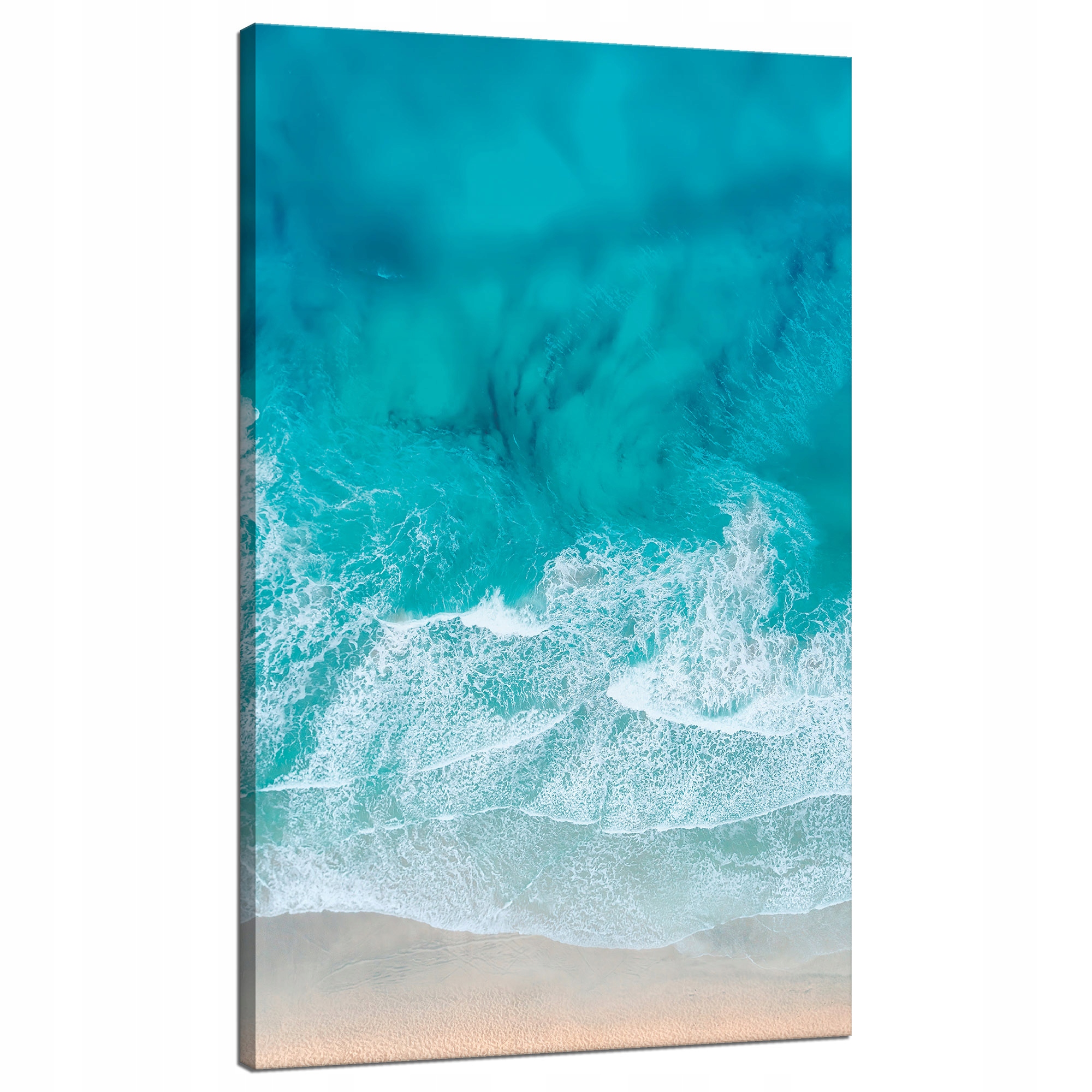 Obraz na plátně Pobřeží Bláznivá Voda Vlny 70x120 cm Ideální jako dárek