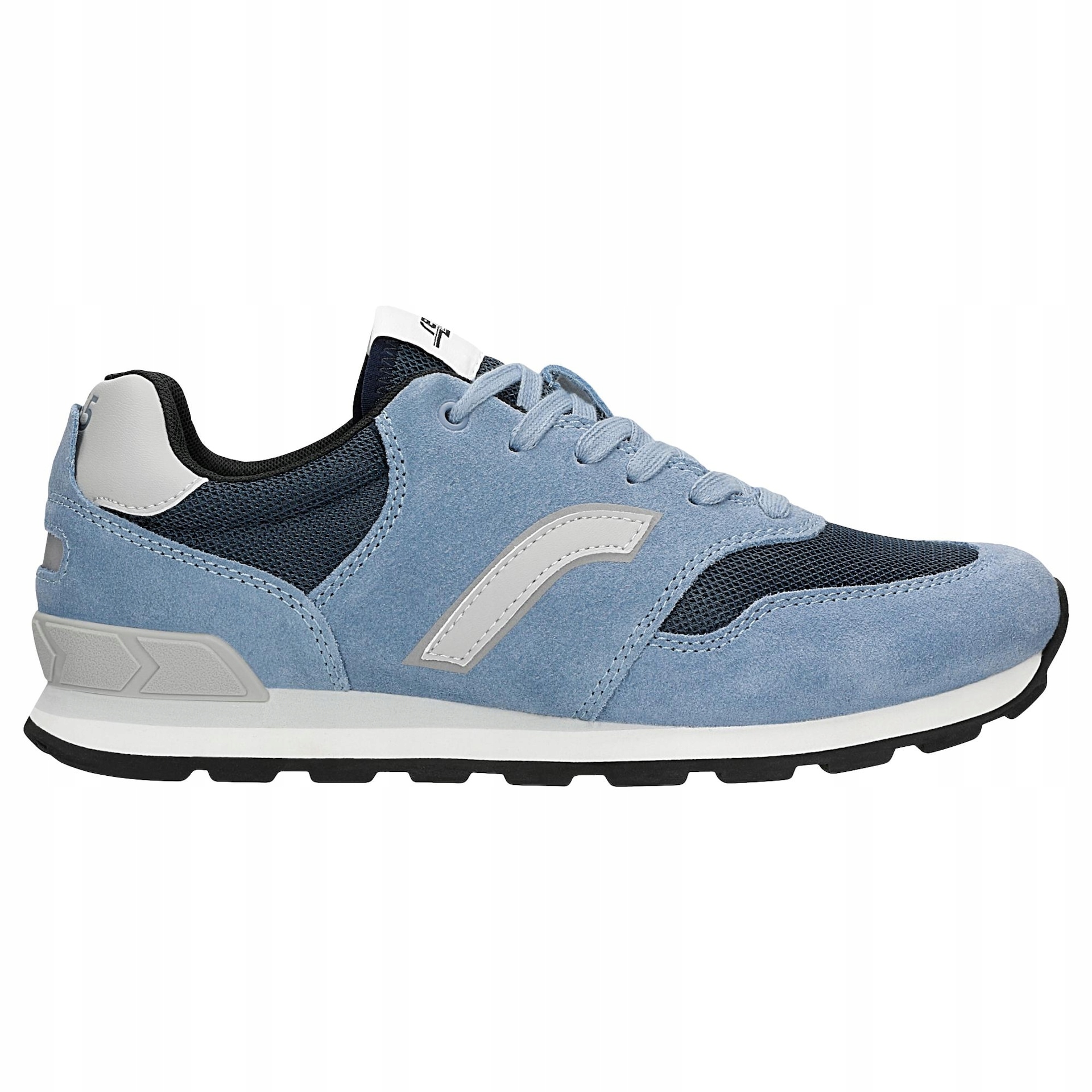 Modro-modré tenisky Relaks s šedými vložkami, velikost vel.