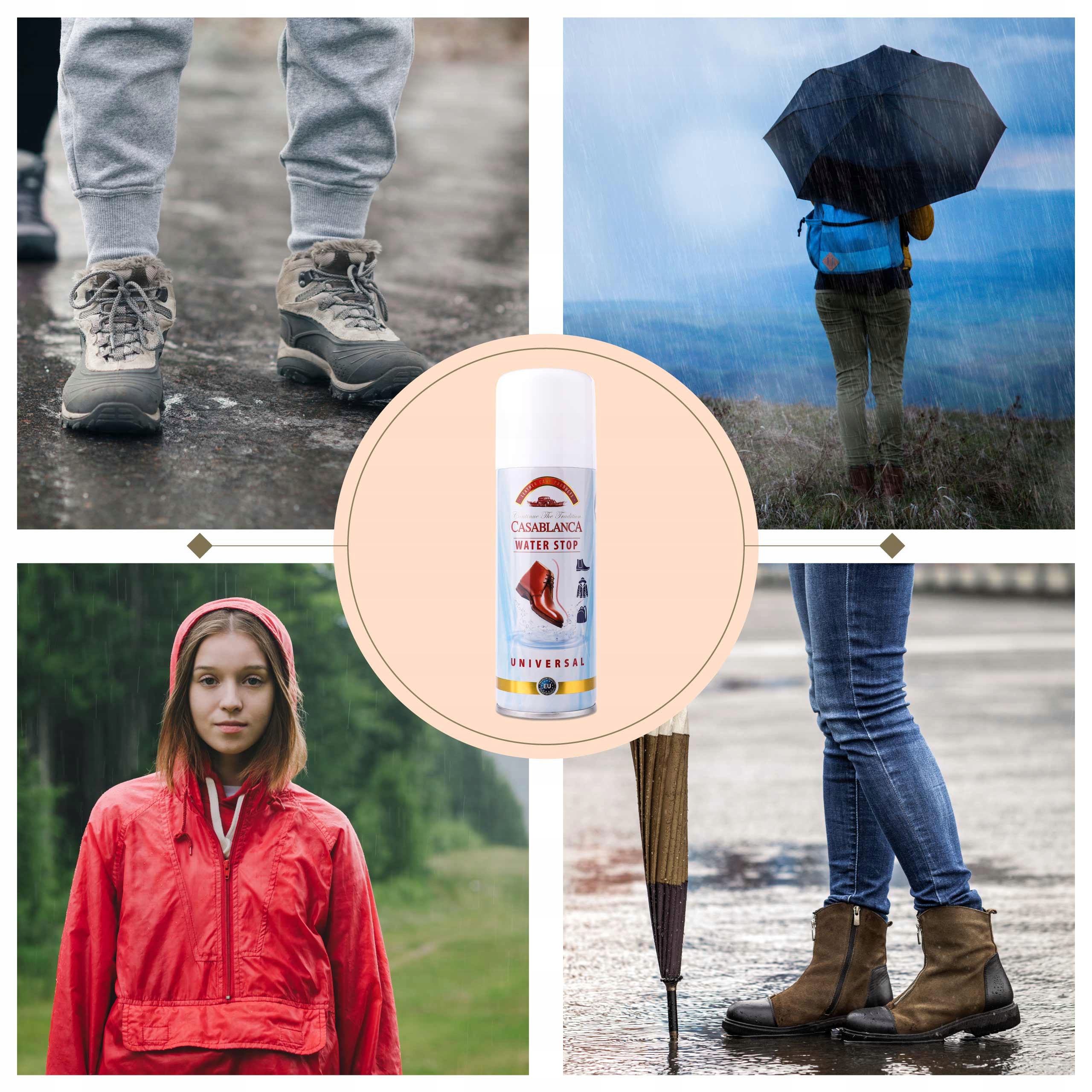 Casablanca zestaw impregnat do butów 4 x 160 ml Forma spray