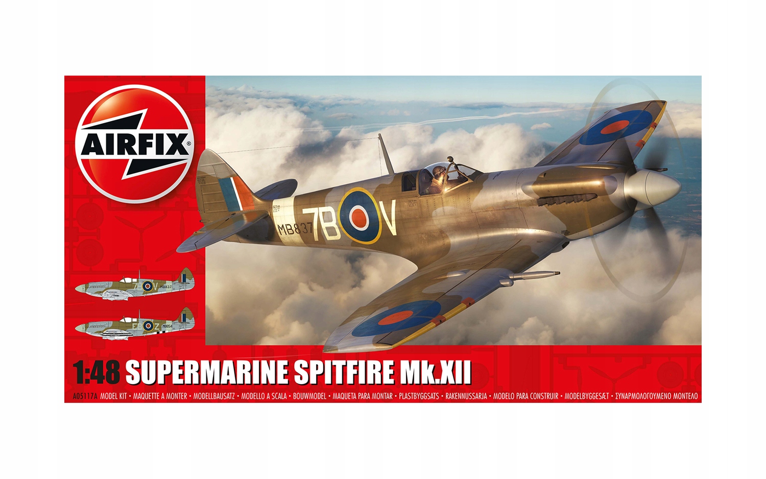 Spitfire Mk.XII Airfix Č. A05117A měřítko 1/48