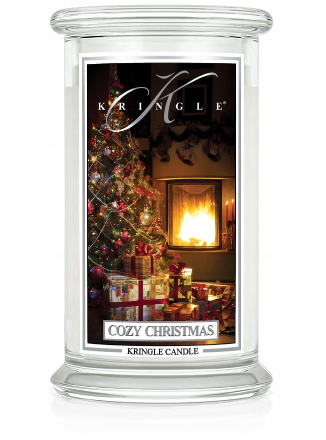 Cozy Christmas Kringle Candle – velká svíčka se dvěma knoty (624 g)