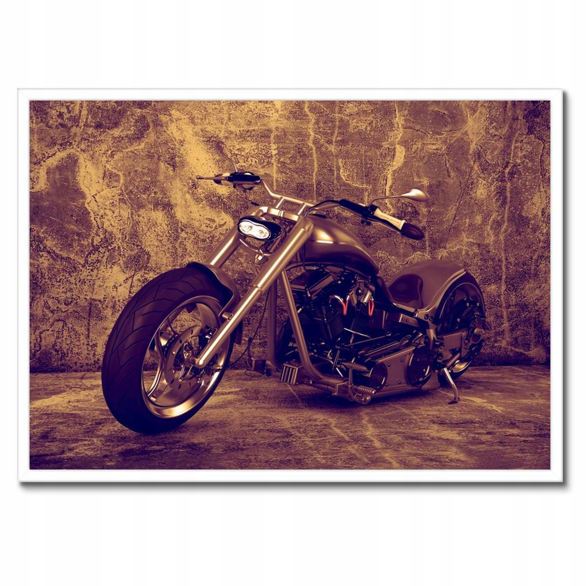 Plakáty v rámu 70x50 Motocykl v barvě sépie
