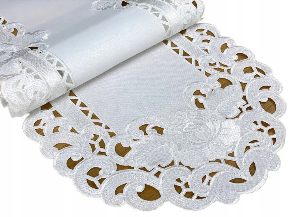 

Bieżnik 40x140 cm Amelia biały