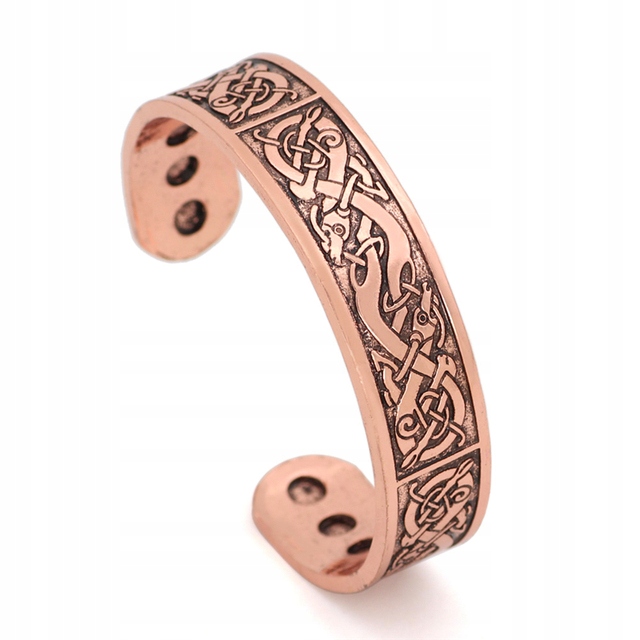 

Bransoleta Wikingów Nordycka Runa Miedziana 432