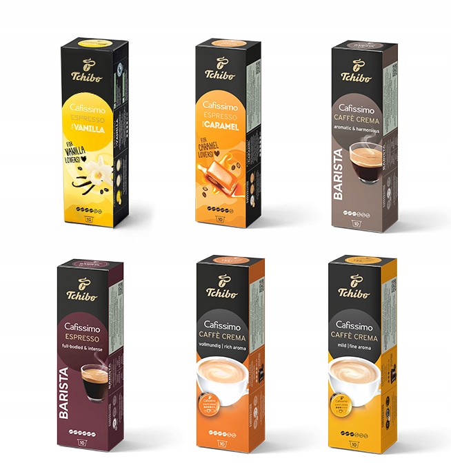 Kawa kapsułki Tchibo Cafissimo zestaw Klasyczne Smaki
