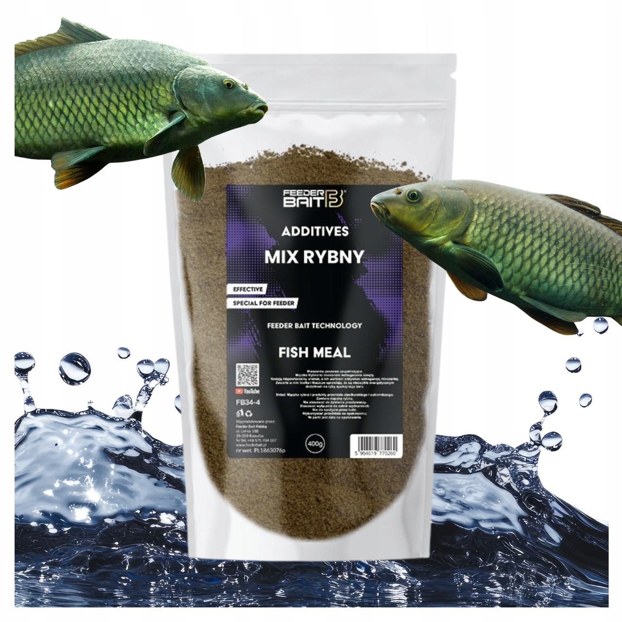 Dodatek do zanęt Mix Rybny 400g Feeder Bait