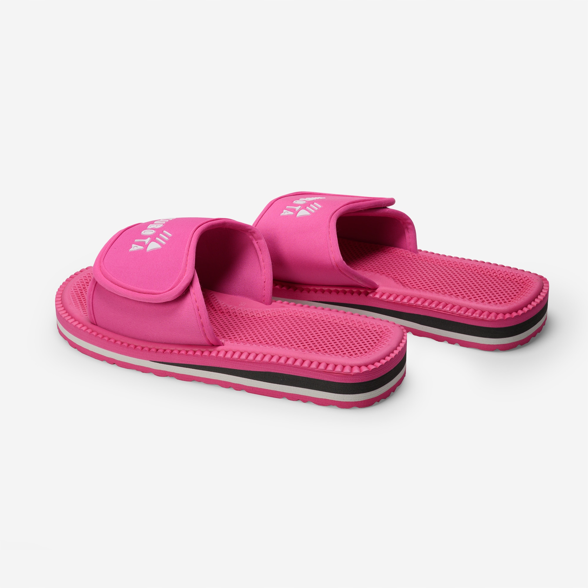 KUBOTA DAMSKIE KLAPKI 37 RÓŻOWE PO DOMU RZEP KOMFORTOWE PIANKOWE KLAPKI 37 Model Rzep Różowe