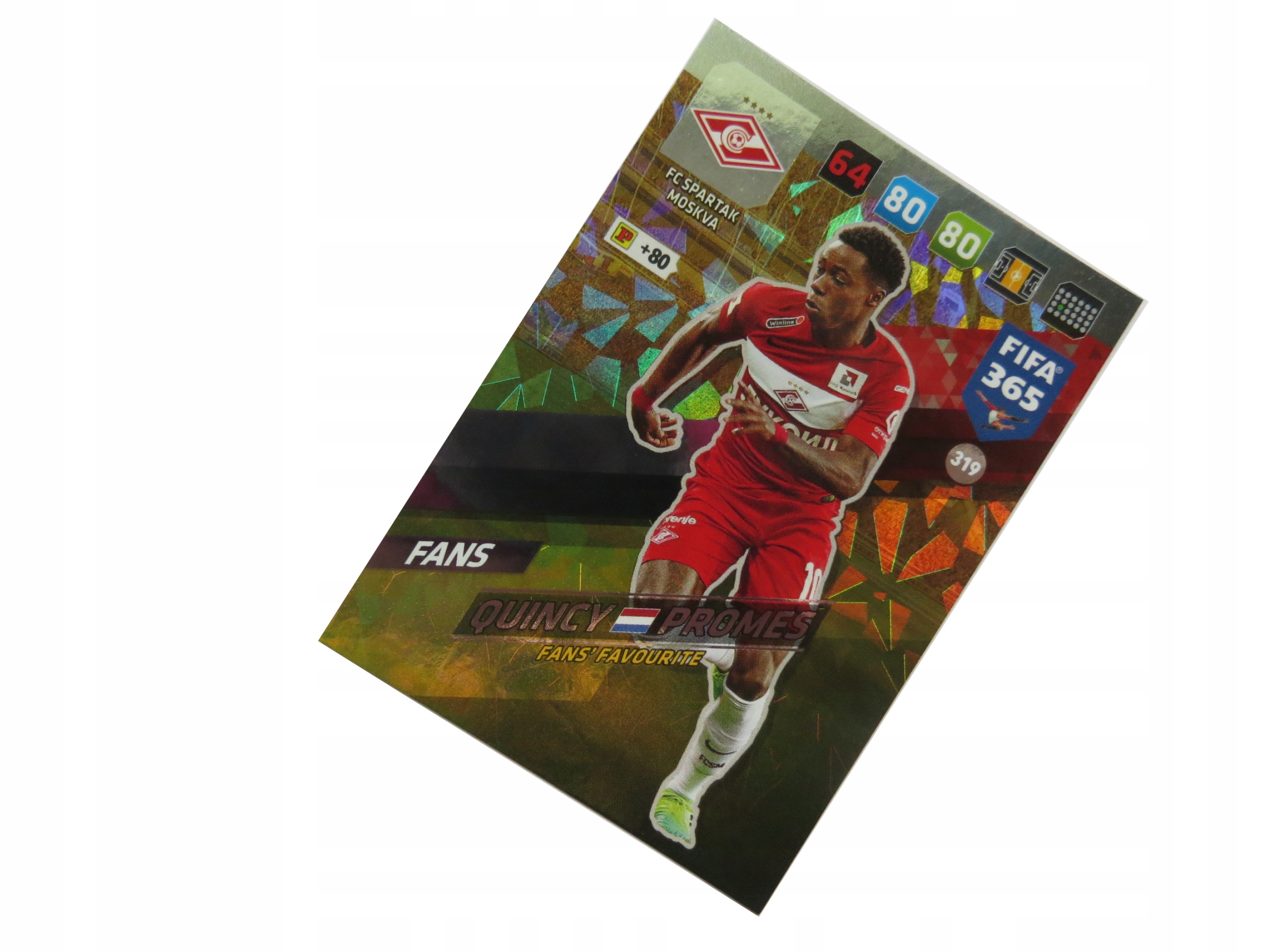 Panini Fifa 365 2018 Karta Fans Favourite 318 Quincy Promes Spartak