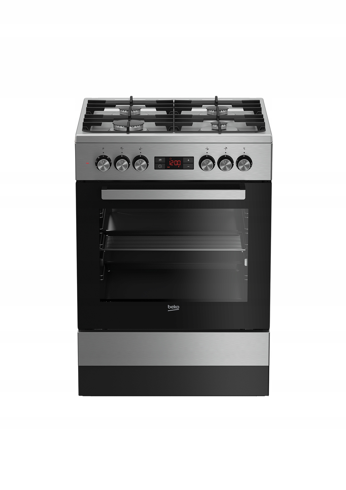 KUCHENKA GAZOWO-ELEKTRYCZNA BEKO FSM62332DXT | 60CM | TERMOOBIEG | INOX