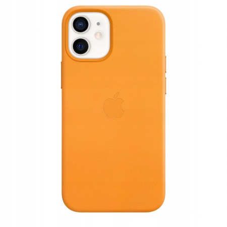 Apple Leather Case MHK63ZM/A iPhone 12 Mini California Poppy originálna plomba
