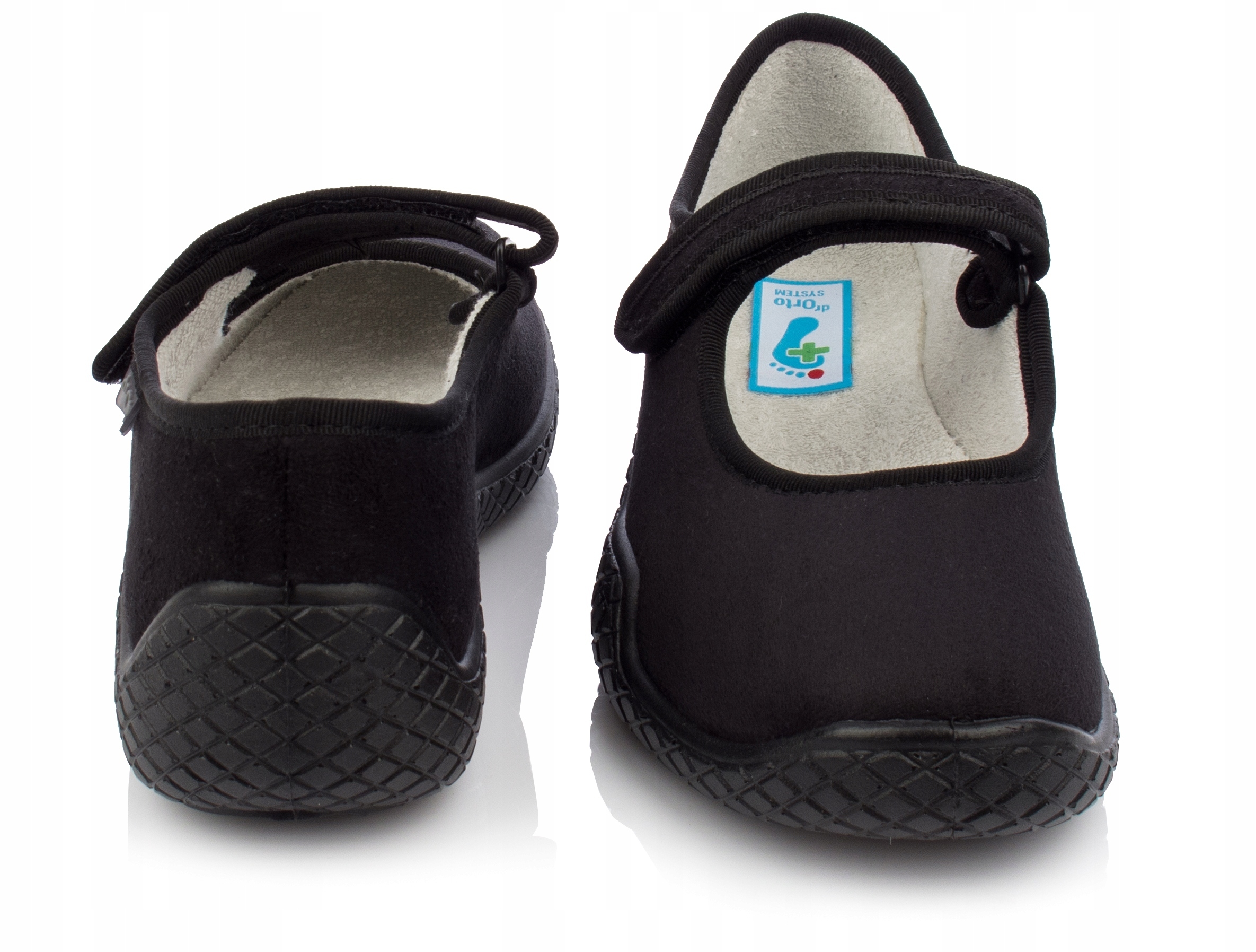 DR ORTO DAMSKIE BUTY PROFILAKTYCZNO ORTOPEDYCZNE ZDROWOTNE NA RZEP r. 39 Kolor czarny