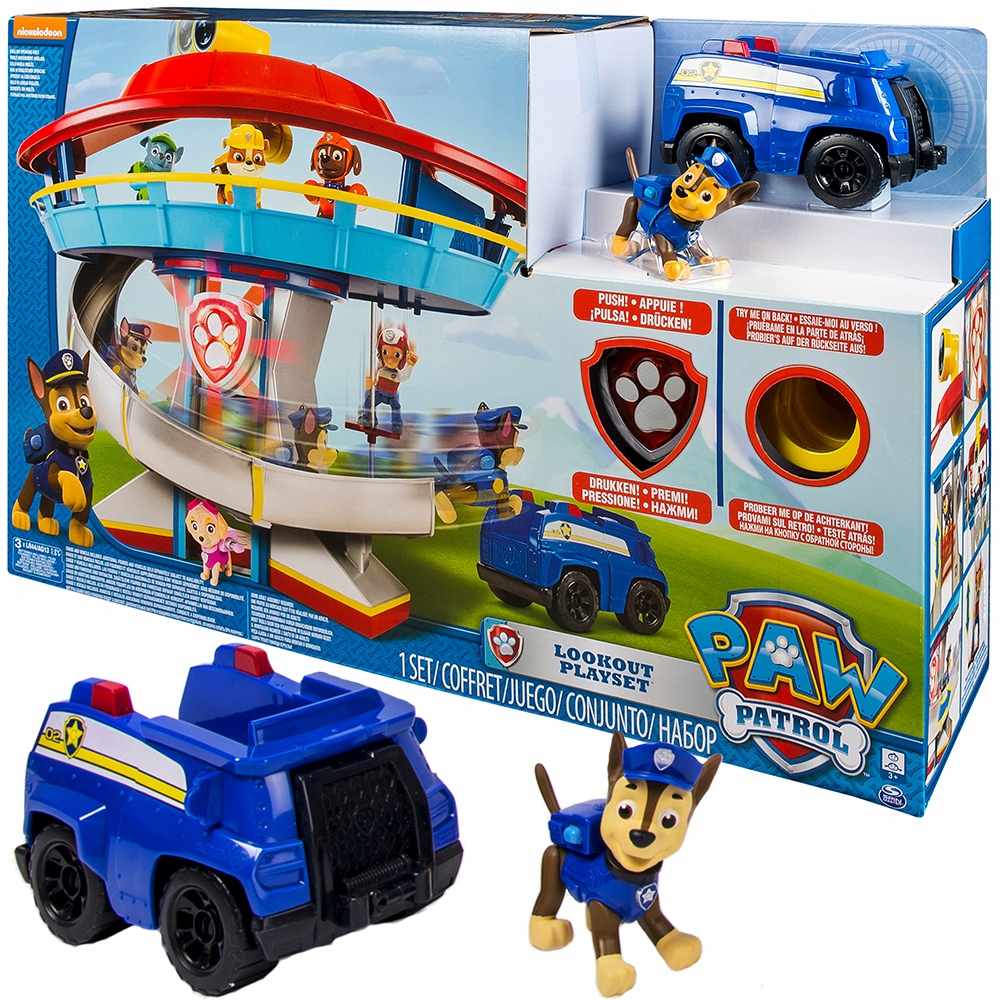 

Psi Patrol Baza Wieża Obserwacyjna Chase + Pojazd
