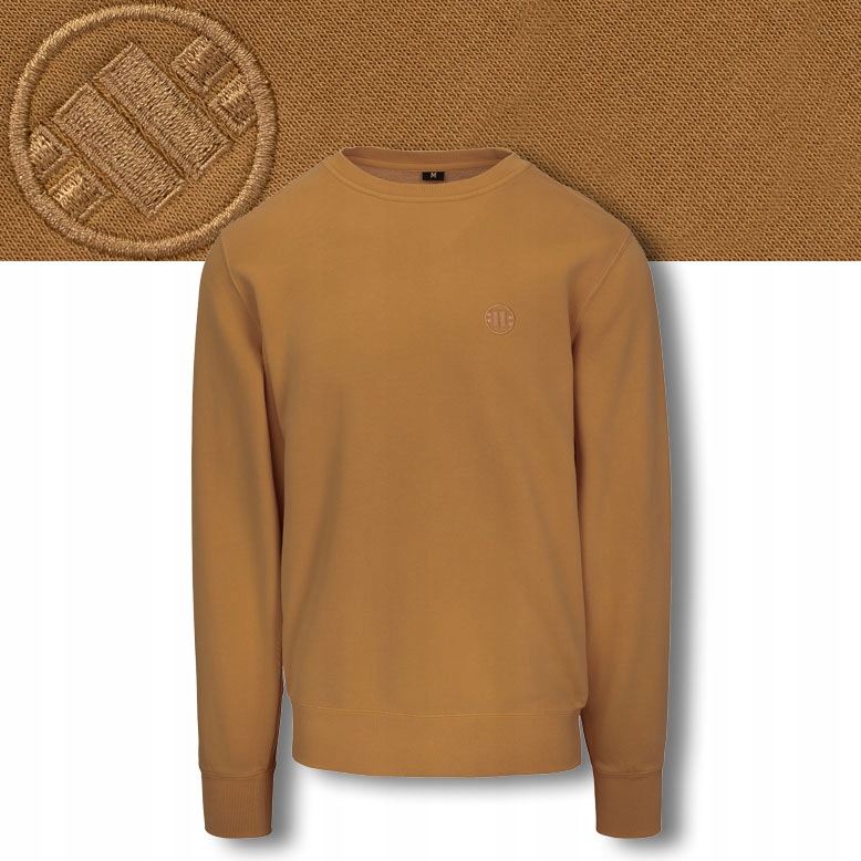 Pánská Mikina Pitbull Sportovní bez kapuce Washed Lancaster II