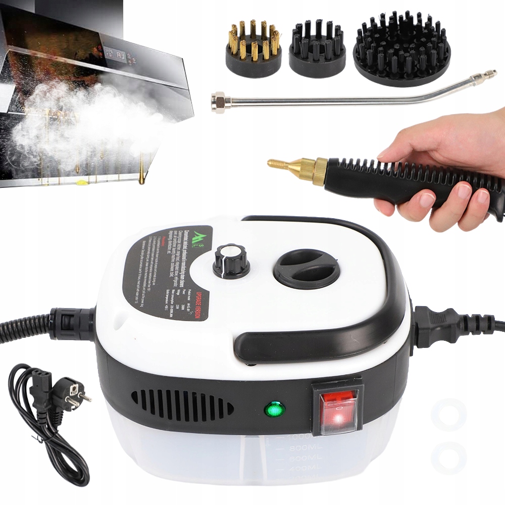 Ruční parní vysavač o výkonu 2500 W 1000 ml do kuchyně v koupelně auta