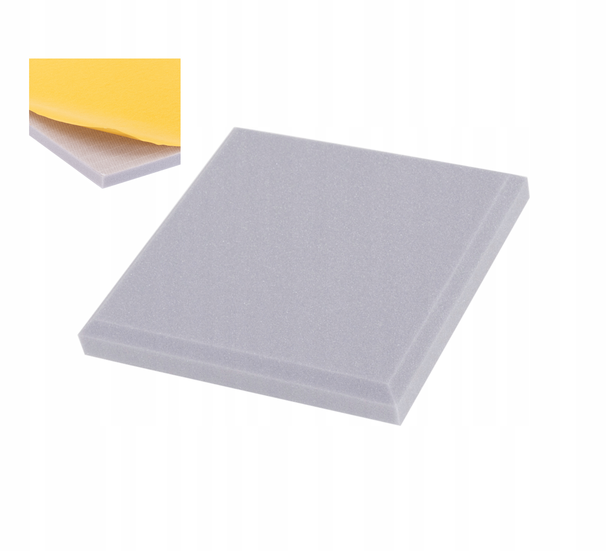 Panel gąbka pianka dekoracyjna 25x25 3cm SAMOPRZYLEPNY