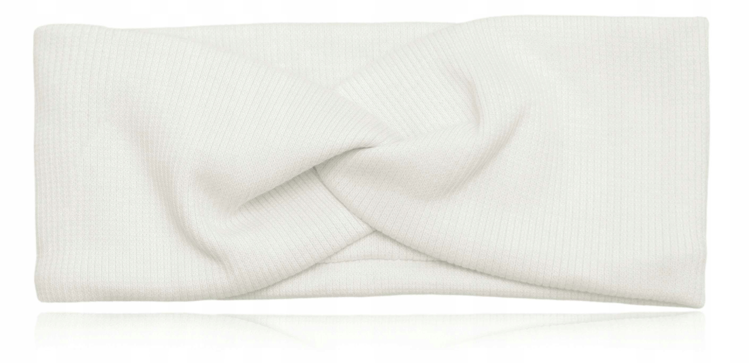 OPASKA PRZEPLATANA BAWEŁNIANA turban GŁADKI prążek