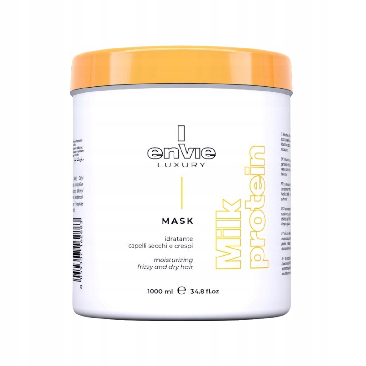 Envie Mléčná maska pro kudrnaté nebo suché vlasy Luxury Milk 1000 ml