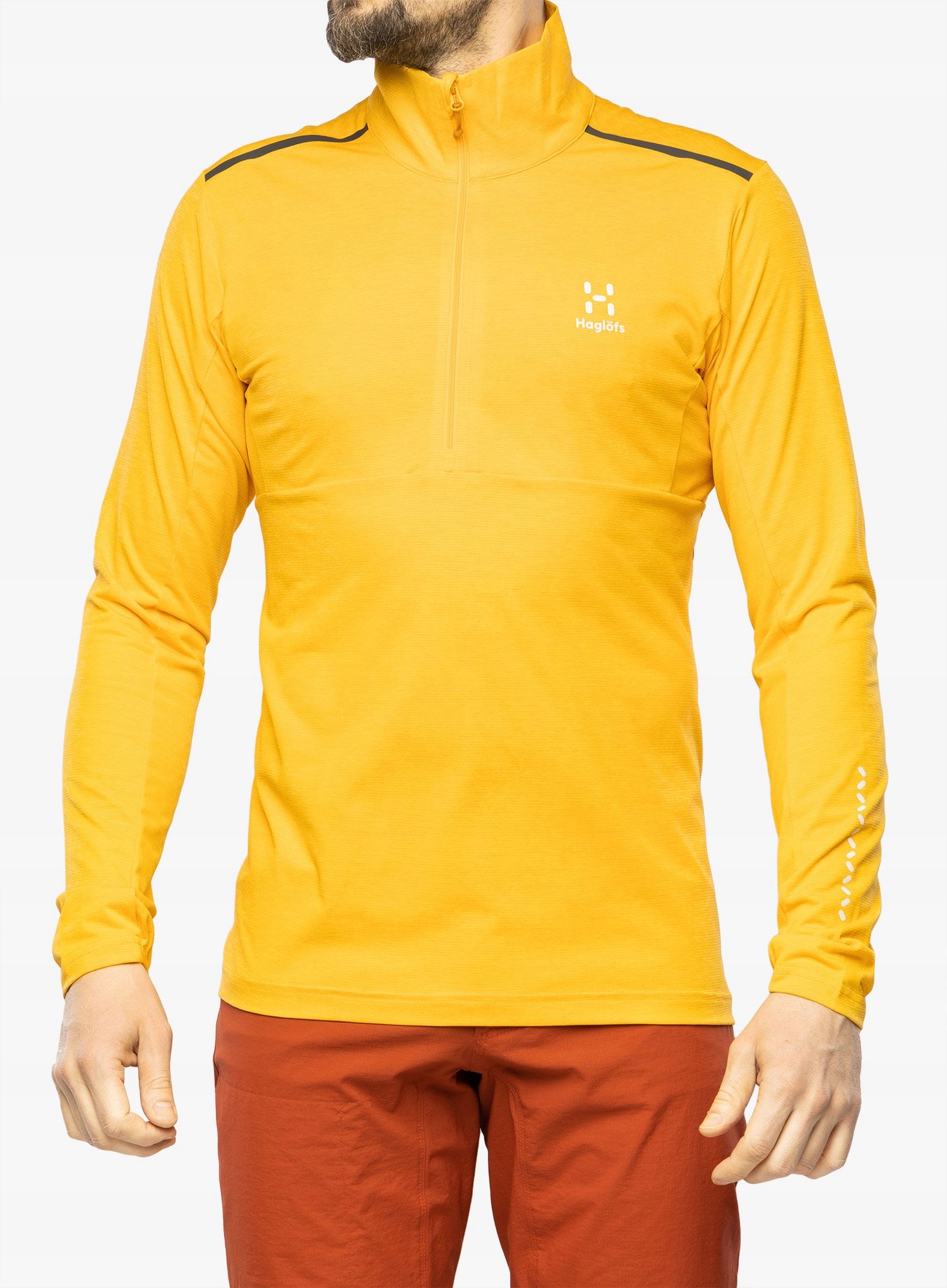 Bluza z zamkiem 1/2 Haglofs L.I.M Strive Mid Top sunny yellow L