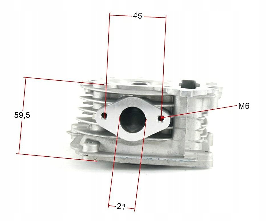 Głowica do skutera 90CC 51MM GY6 skuter 4T 139QMB Producent Moto Impex