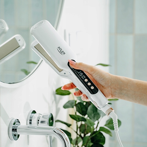 Prostownica Adler AD 2325 - Szeroka Ceramiczna 7 Temperatur LCD