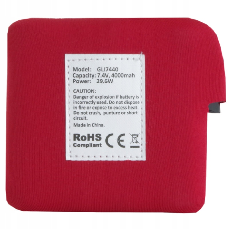 

Bateria 4000mAh do ogrzewanej kamizelki z polaru