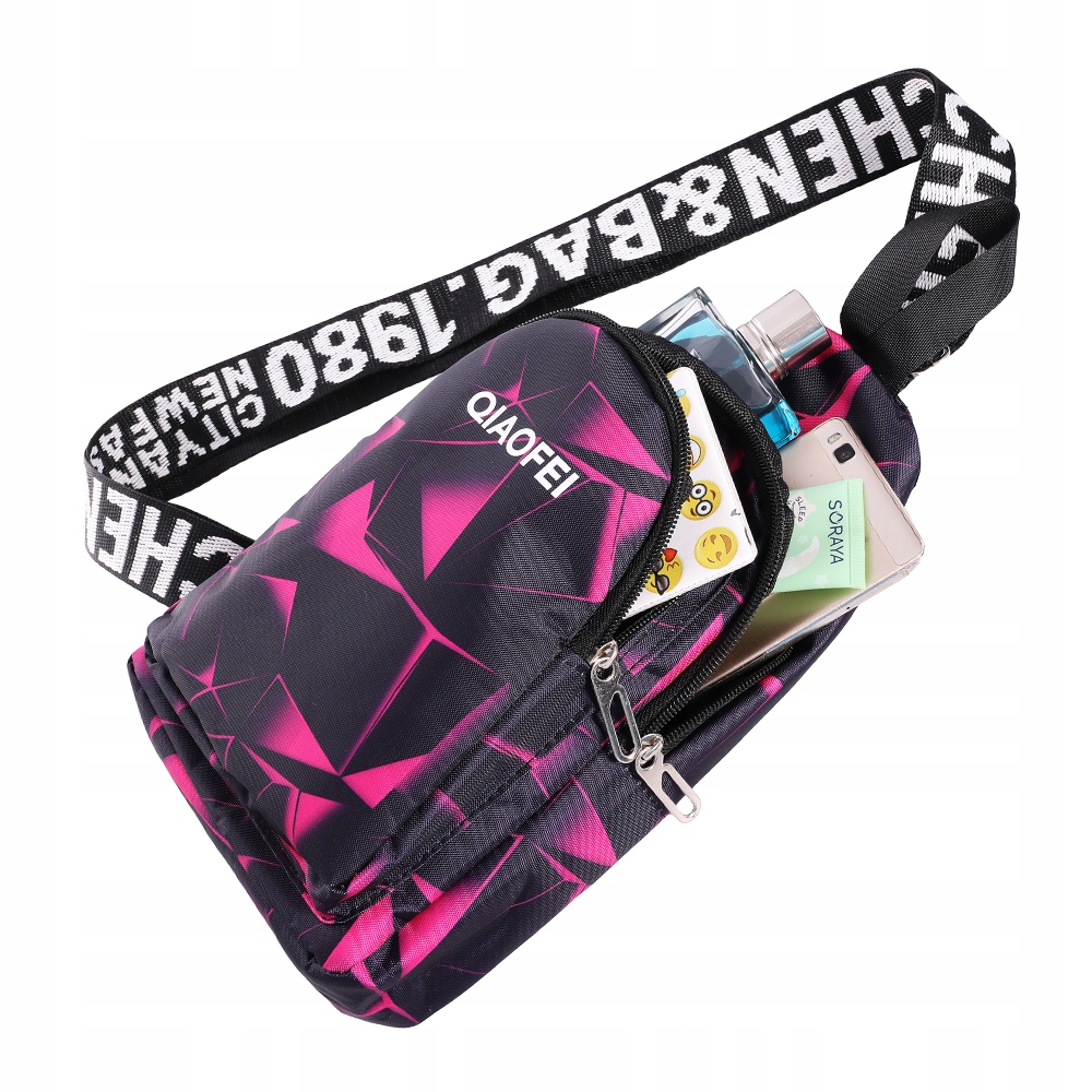 PLECAK NA JEDNO RAMIĘ SPORTOWY WYCIECZKOWY MIEJSKI MŁODZIEŻOWY SOLIDNY Marka Qiaofei