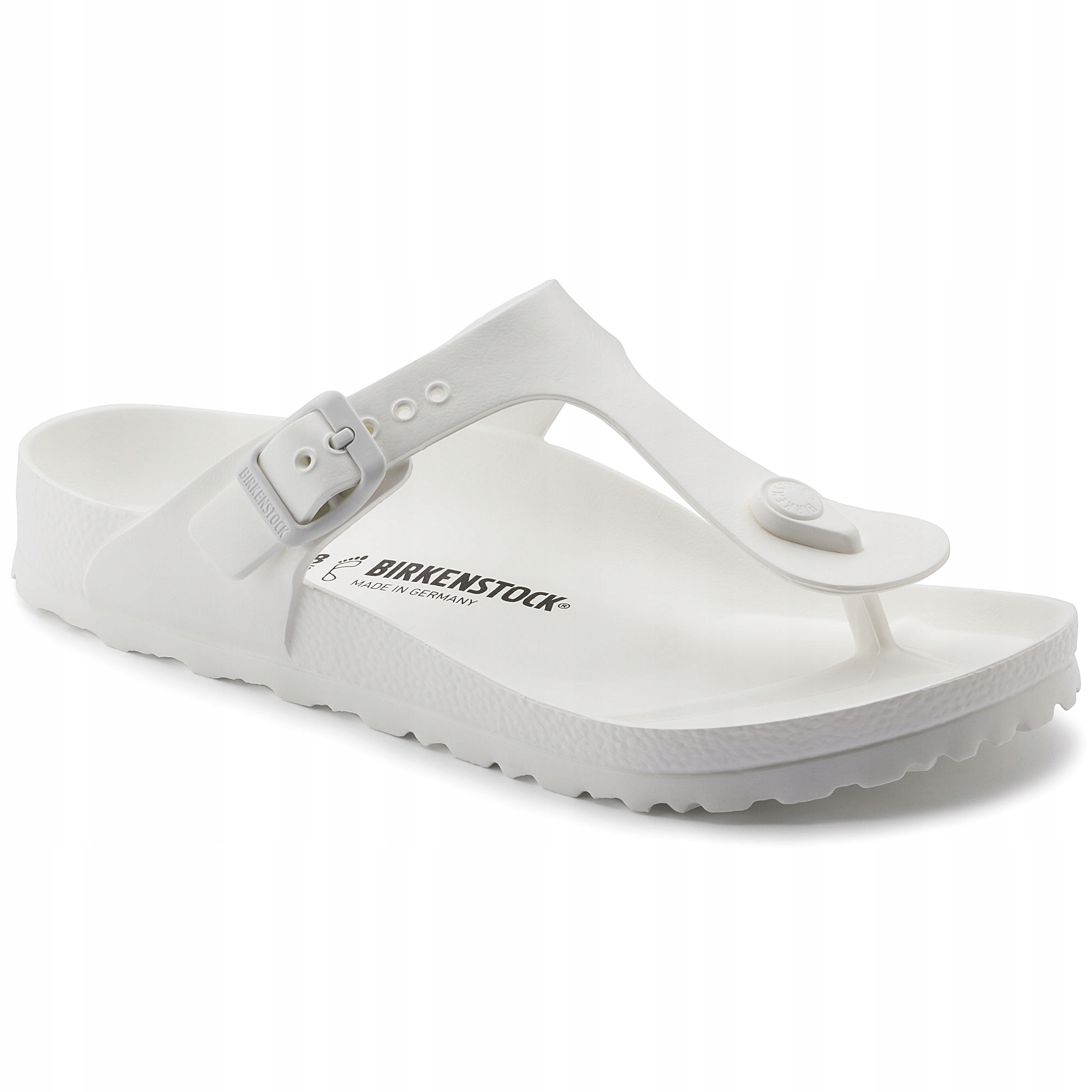 Birkenstock 0128221 Gizeh Eva bílé unisex žabky velikost 44
