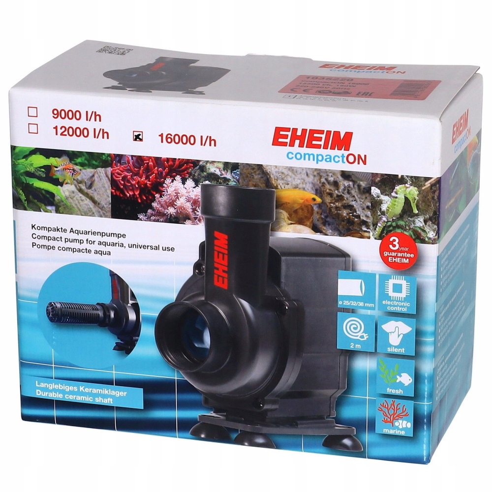 Levně Eheim CompactON 16000 Čerpadlo do akvária 16000 l/h 160 W Výkonné a tiché