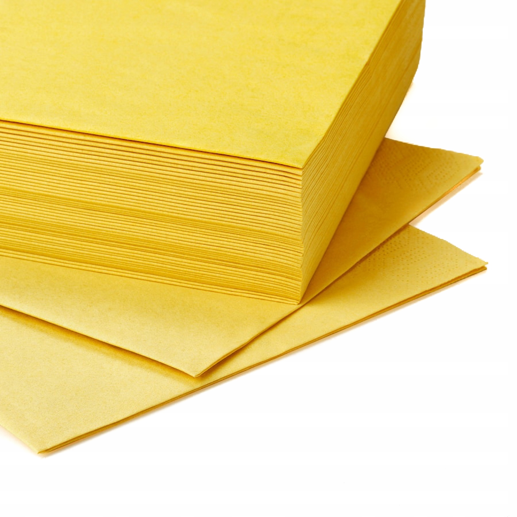 

Serwetki papierowe 33x33 50szt Żółty Na Stół