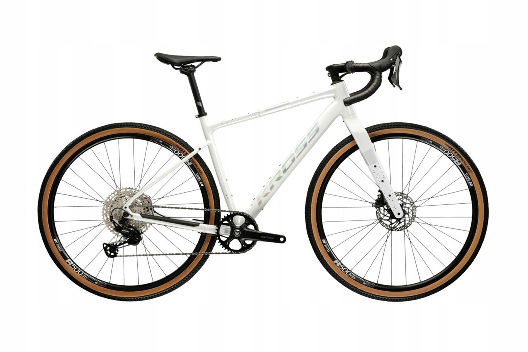 Rower gravel Kross Esker 5.0 Ult.ra Perłowy Holo 28" M/19"