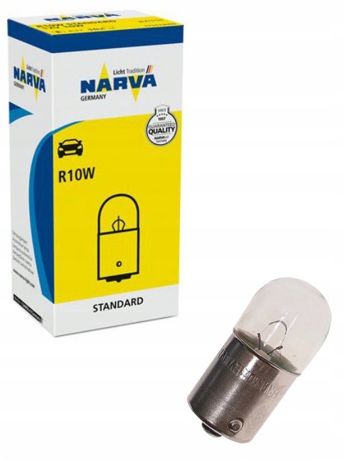 10 x Narva Standard Żarówka R10W 12V