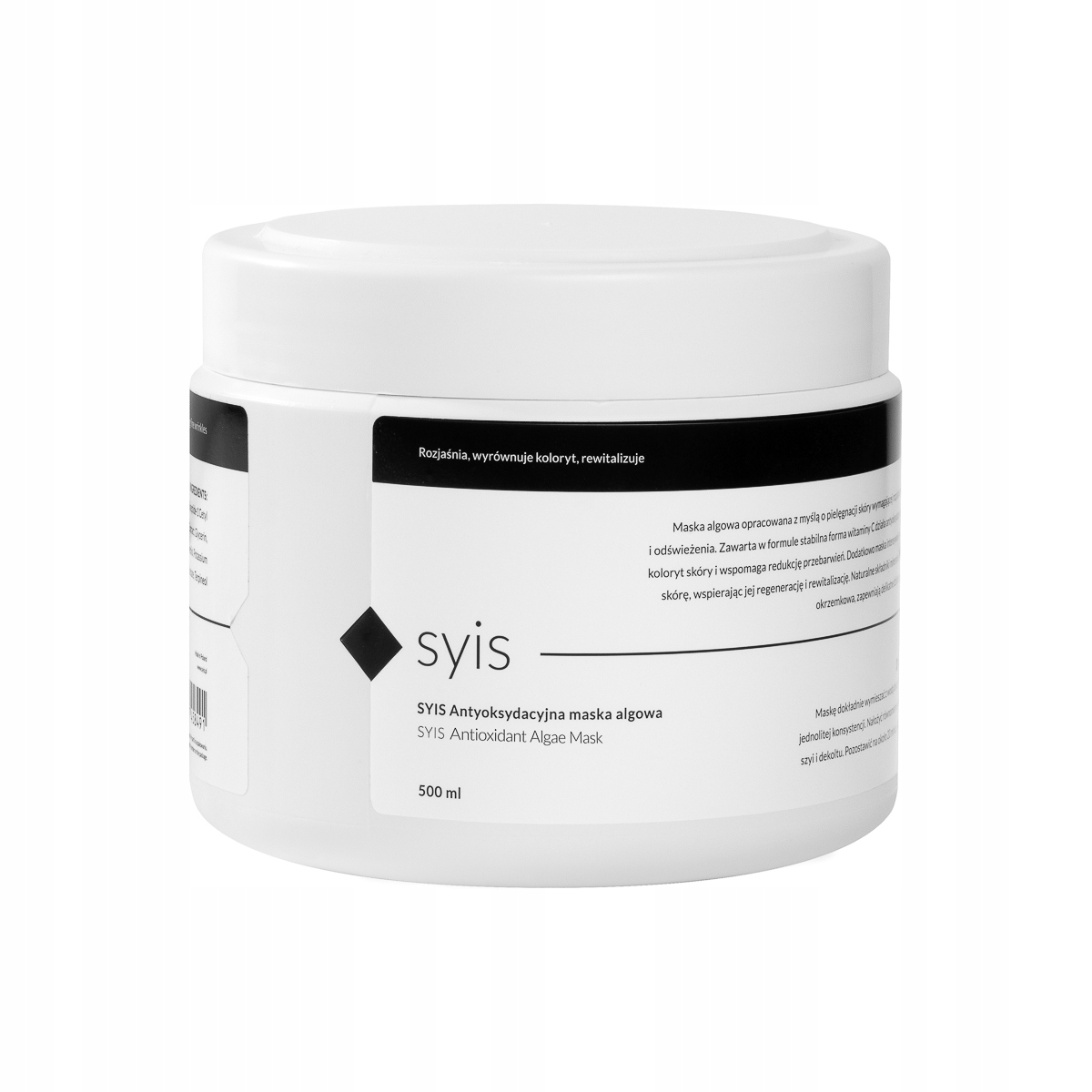 Syis Antioxidační řasová maska 500 ml