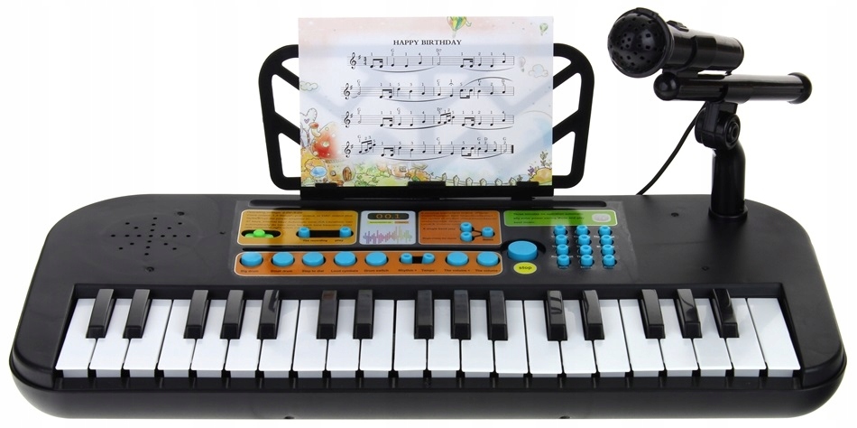 Keyboard Pianino Organy Pianinko Mikrofon dla Dzieci Muzyka Rodzaj pianinko
