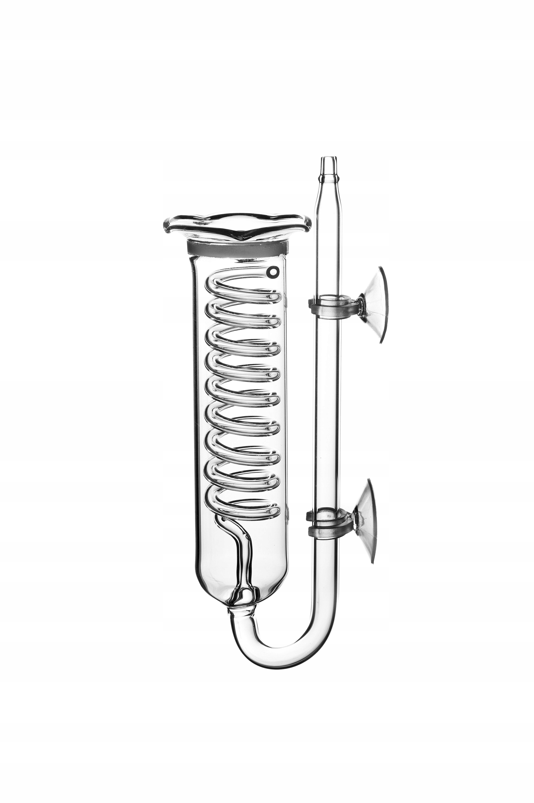 Skleněný Difuzér CO2 Spiro Se Spirálou Pro Akvárium Keramický Sintr 30 MM