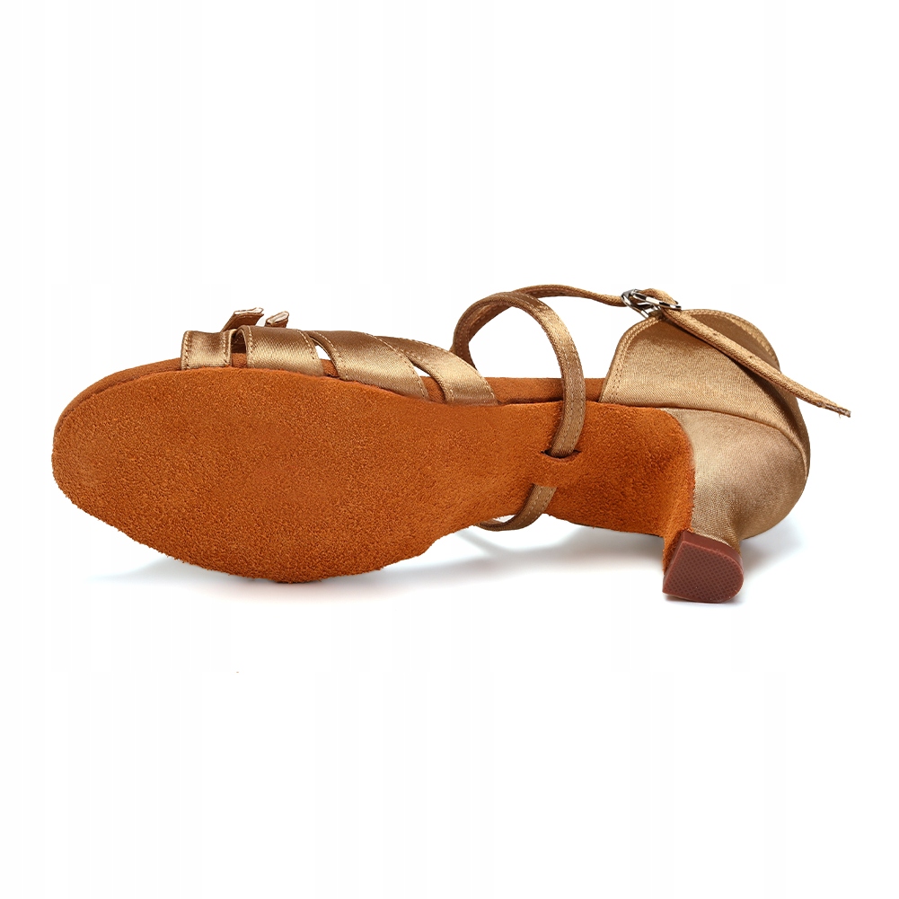 BUTY DO TAŃCA TANECZNE REGULOWANE CIELISTE 5,5cm Rozmiar 37