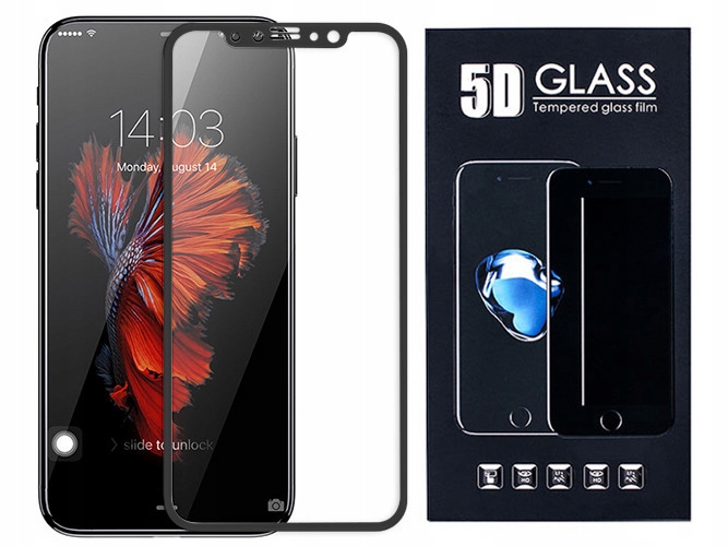 

Iphone X Szkło Hartowane 5D 9H Klej Na Cały Ekran
