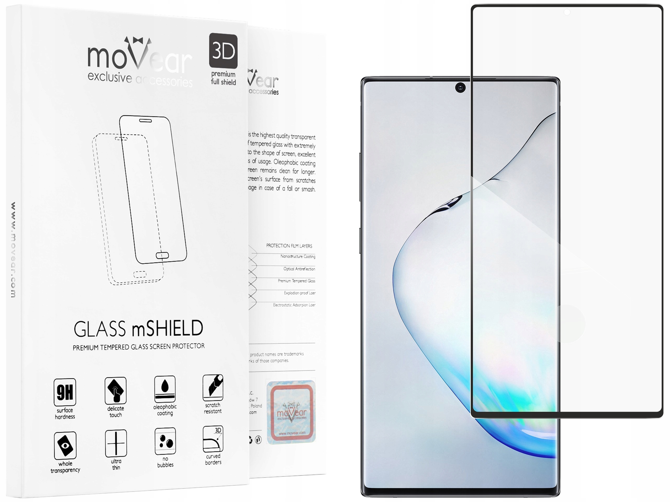 

Szkło hartowane 3D na Samsung Galaxy Note 10+ Plus