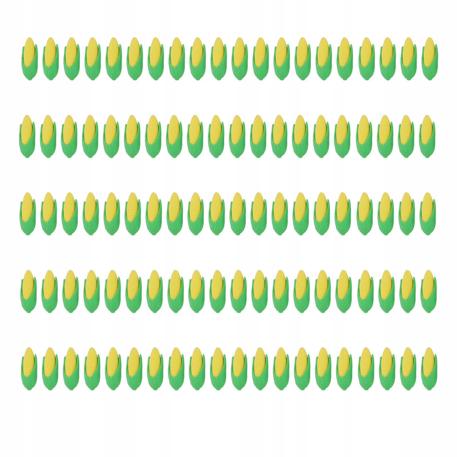 100PCS MINI GUMKI KUKURYDZY MINI W STYLU KUKURYDZY BEZPIECZNY RJ