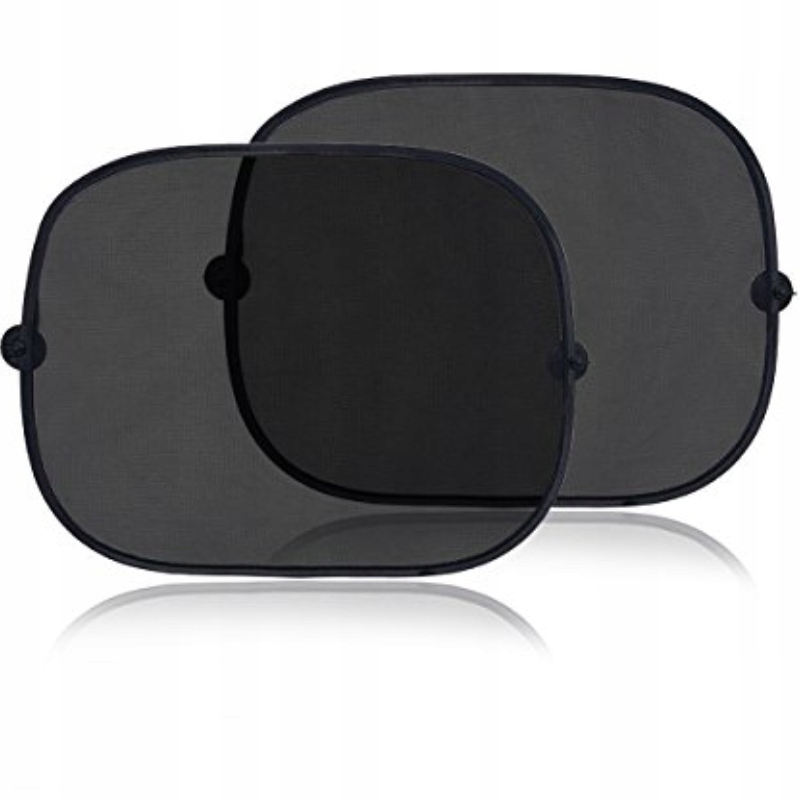 OSŁONKI PRZECIWSŁONECZNE NA SZYBĘ CZARNE ZASŁONKI ROLETKI PRZYSSAWKI 2 SZT. Bohater brak