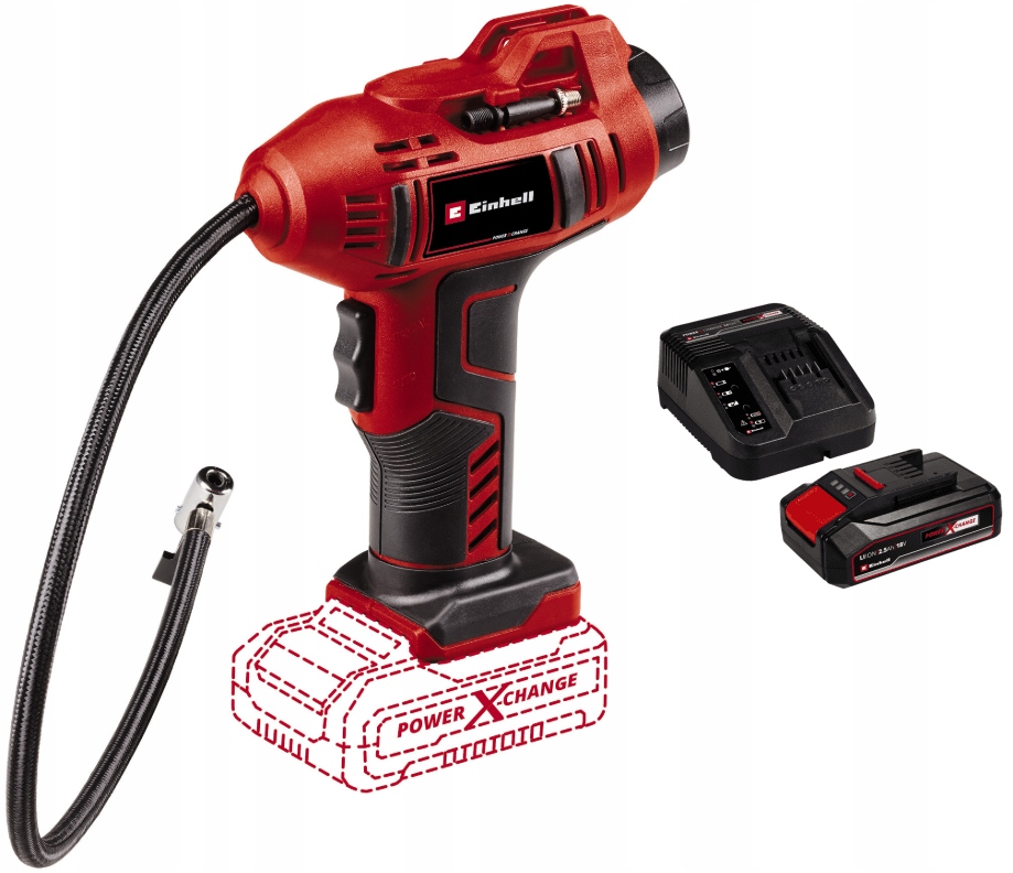 Einhell Automobilový Kompresor Ce-cc 18 Li 2071010 Akumulátor Sada 2,5AH