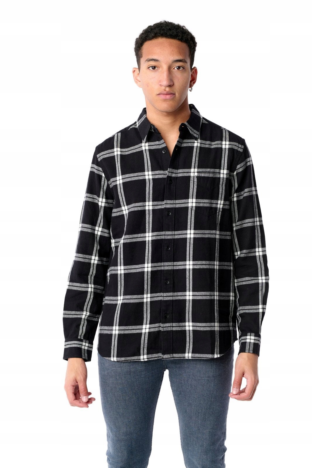 

Wrangler Ls 1PKT Shirt Black W5A1T2100 XL