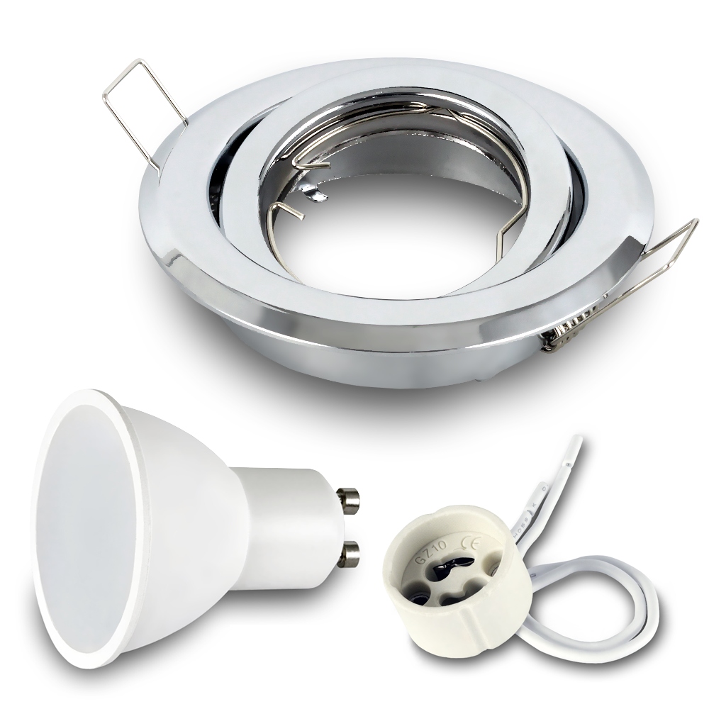 

1x Oprawa halogen ruchoma Chrom żar. Led GU10 7W