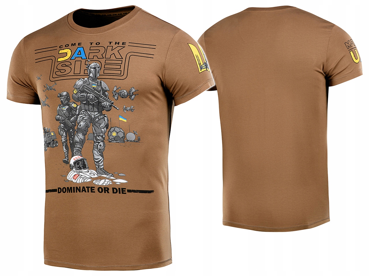 Pánské Tričko S Krátkým Rukávem Bavlna Ua Side M-tac Coyote