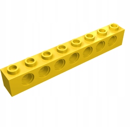 

Lego Technic 3702 Belka 1x8 żółta