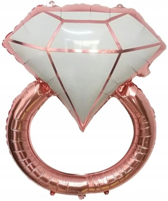 

Balon Rose Gold Pierścionek Wieczór Panieński