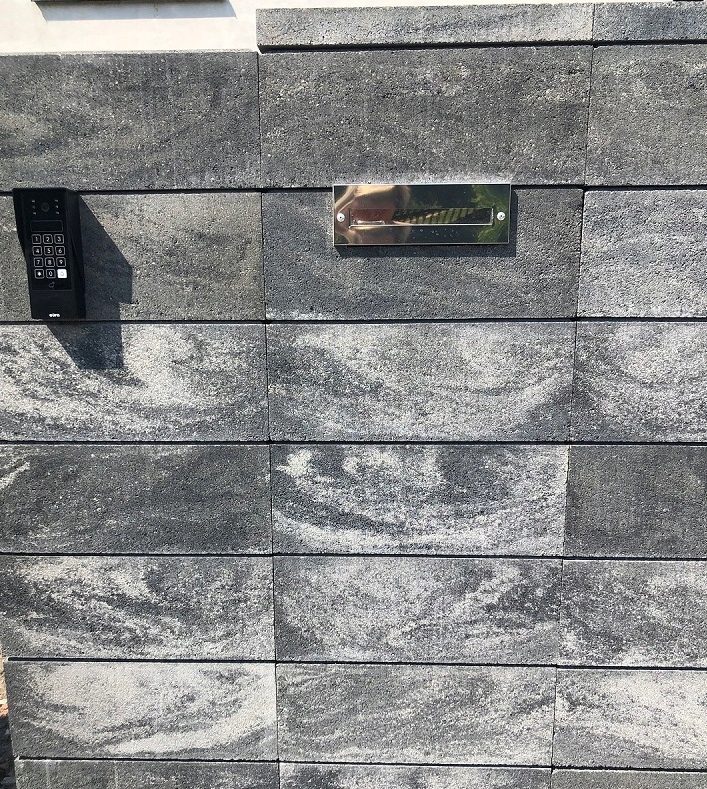 Dwustronna skrzynka na listy pocztowa przelotowa wrzutnik nierdzewny Szerokość produktu 27.5 cm